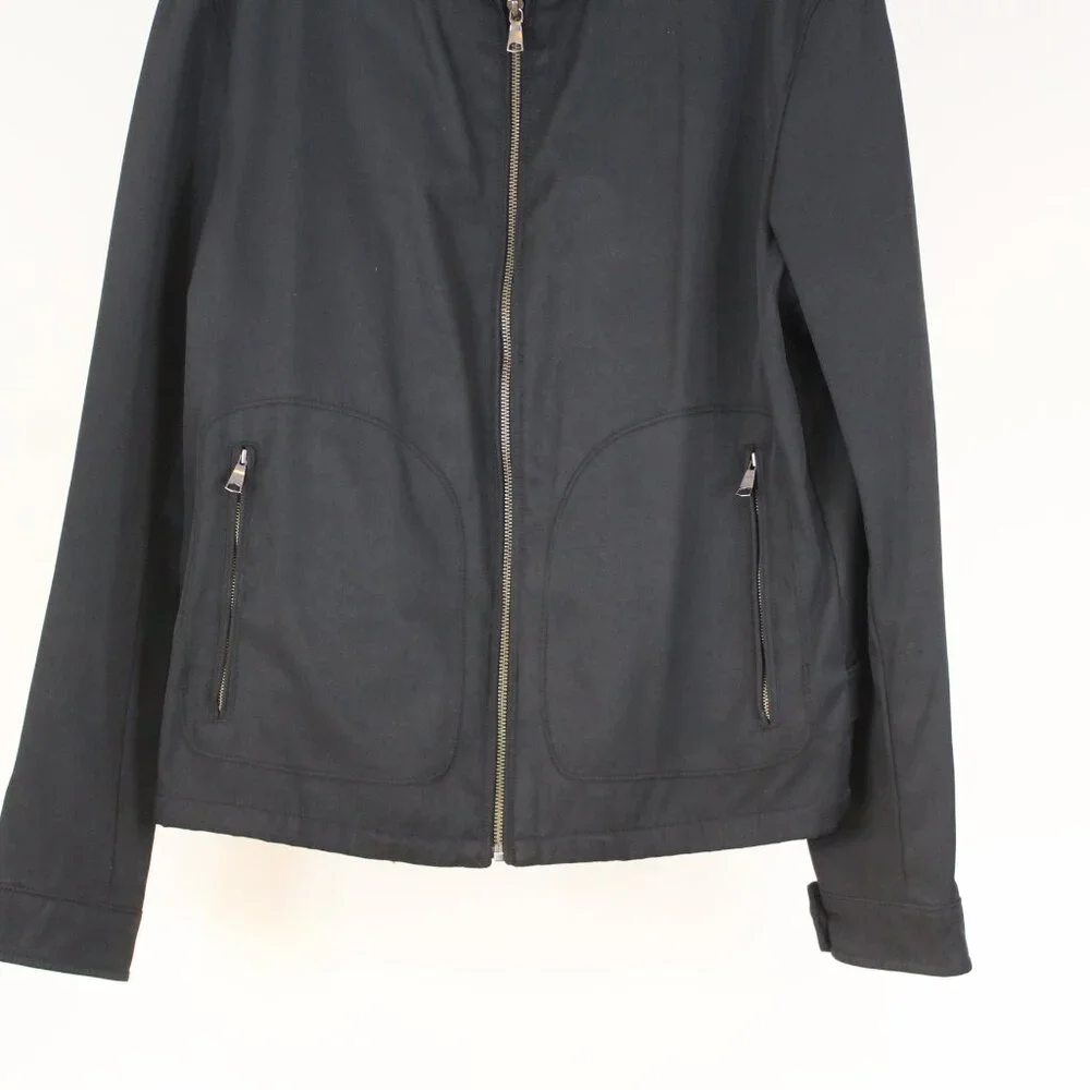 Banana‎ Republic Men’s Black Zip Jacket Size Large Spring 2011